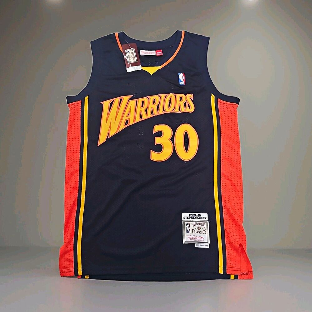 Steph Curry Golden State Warriors Mitchell Ness 2009-10 Swingman Jersey NWT